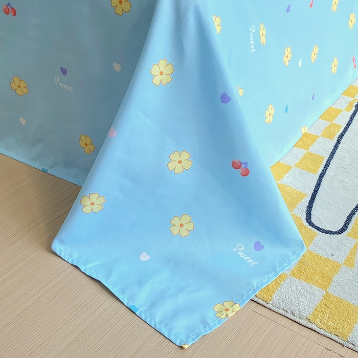 91家纺网 家纺一手货源 找家纺 艾橙家纺 2023新款秋冬新款140g植物羊绒磨毛四件套 甜橙兔