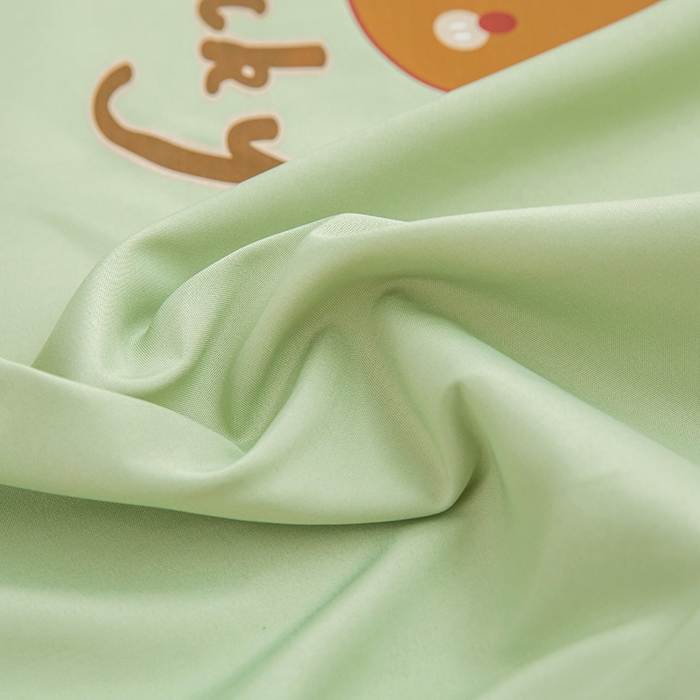 91家纺网 家纺一手货源 找家纺 极梦家纺（支持定制） 2025新款韩版纯色卡通单床裙三件套素色 草绿小熊
