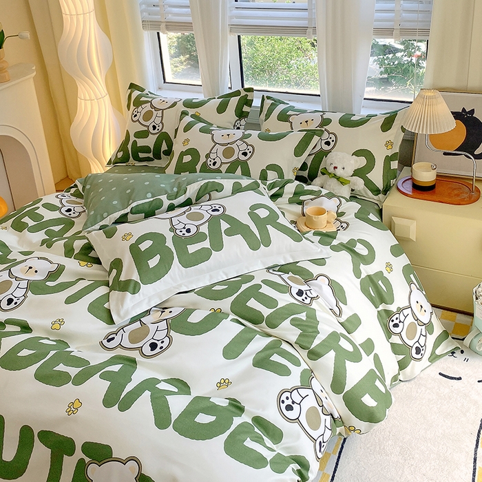 91家纺网 家纺一手货源 找家纺 （总）艾橙家纺 2023新款秋冬新款140g植物羊绒磨毛四件套