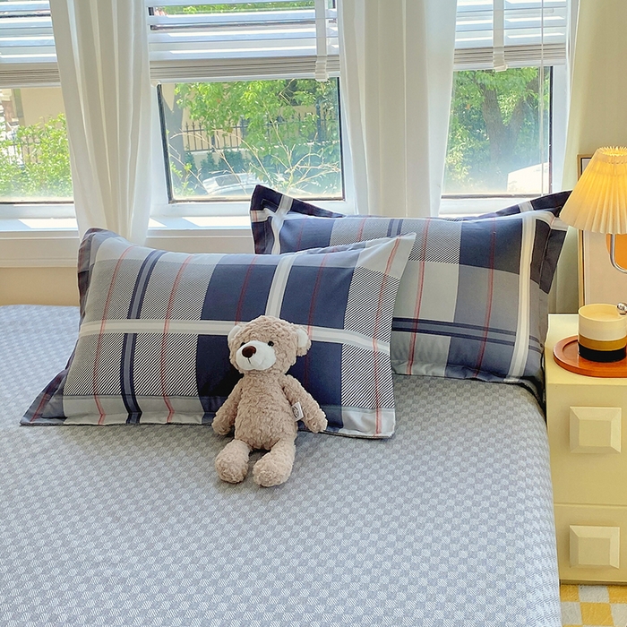 91家纺网 家纺一手货源 找家纺 艾橙家纺 2023新款秋冬新款140g植物羊绒磨毛四件套 伊莎贝尔