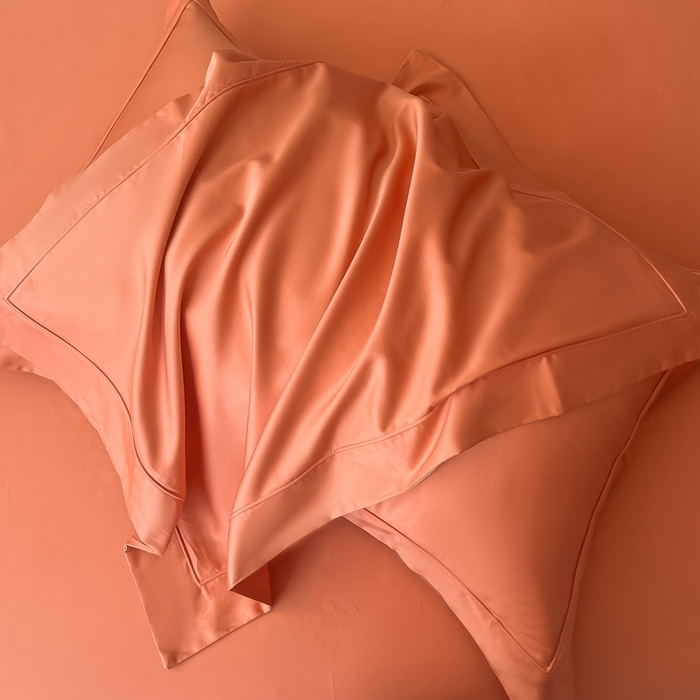 91家纺网 家纺一手货源 找家纺 （总）嘉汀兰家居 2023秋冬新品100支双股长绒棉埋绳纯色四件套-卡西欧系列