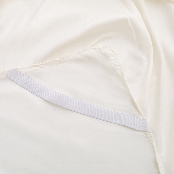 91家纺网 家纺一手货源 找家纺 极梦家纺（支持定制） 2025新款韩版纯色卡通单床裙三件套素色 米白可爱熊