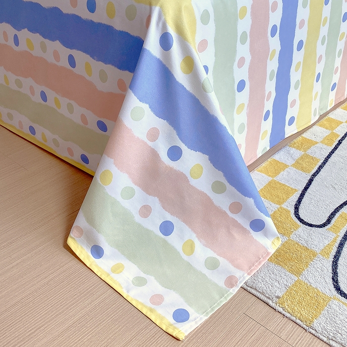 91家纺网 家纺一手货源 找家纺 艾橙家纺 2023新款秋冬新款140g植物羊绒磨毛四件套 夏日画册