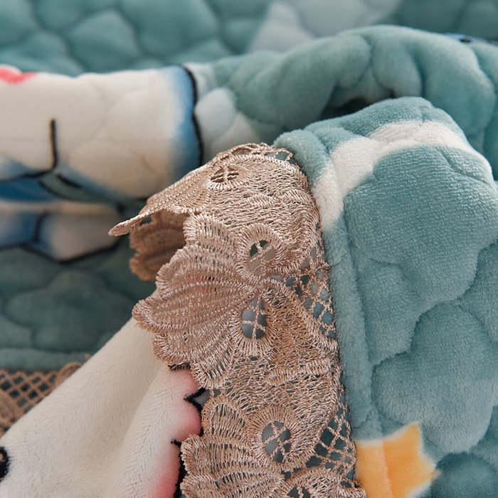 91家纺网 家纺一手货源 找家纺 （总）美达 2025新款A类牛奶绒夹棉大炕盖榻榻米（可定制）