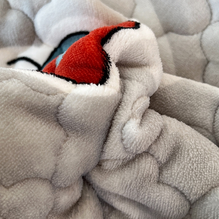 91家纺网 家纺一手货源 找家纺 美达 2025新款A类牛奶绒夹棉床盖 草莓派