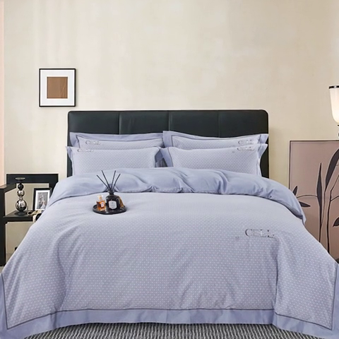 91家纺网 家纺一手货源 找家纺 （总）OL家纺 2023新款100支抗菌全棉磨毛刺缝床盖夹棉四件套