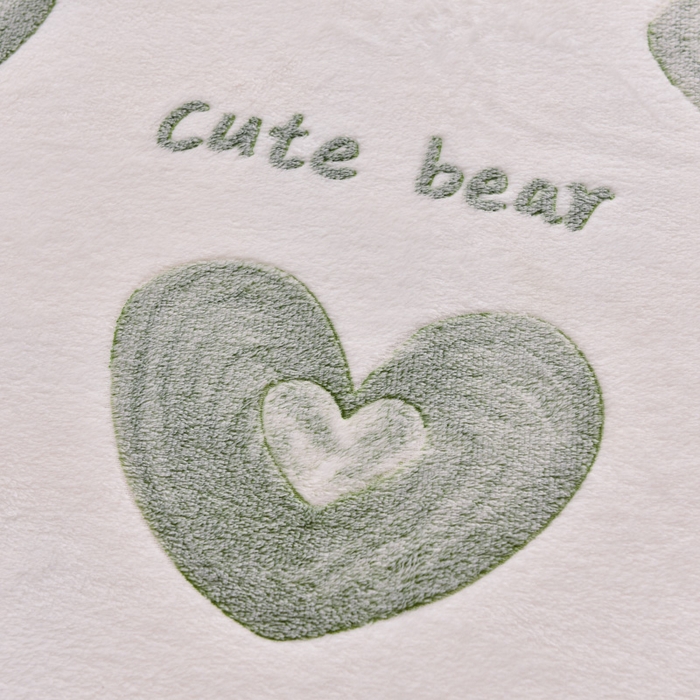 91家纺网 家纺一手货源 找家纺 同田家纺 2023年新款雪花绒&羊羔绒四件套 爱心熊