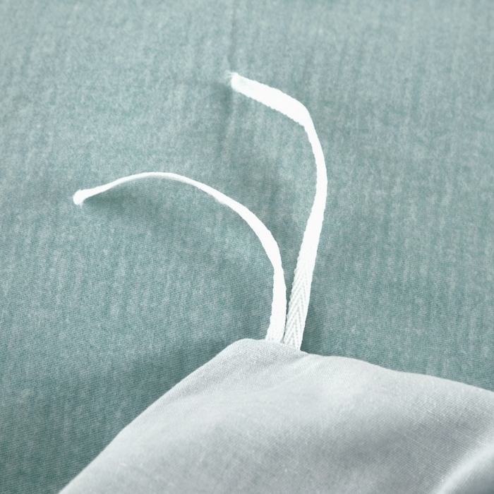 91家纺网 家纺一手货源 找家纺 OL家纺 2023新款保暖全棉磨毛刺绣床盖夹棉四件套 绿