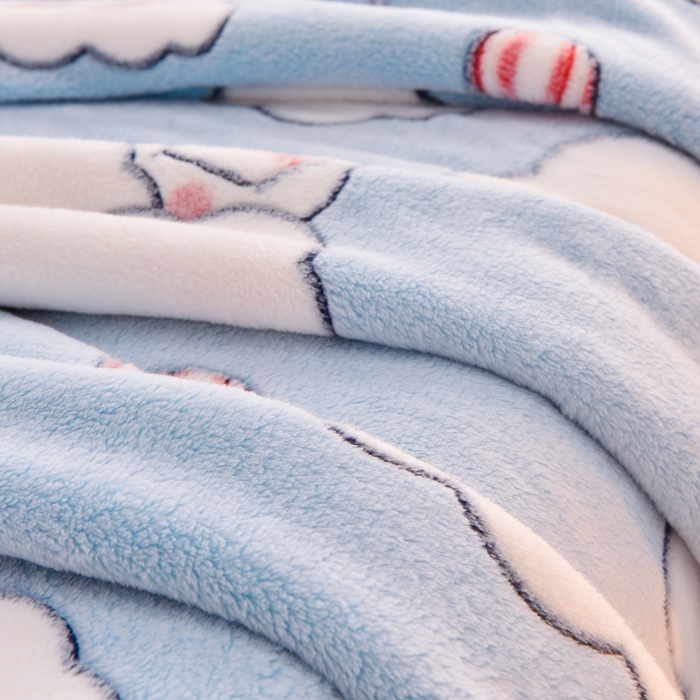 91家纺网 家纺一手货源 找家纺 同田家纺 2023年新款雪花绒&羊羔绒四件套 晴天之旅