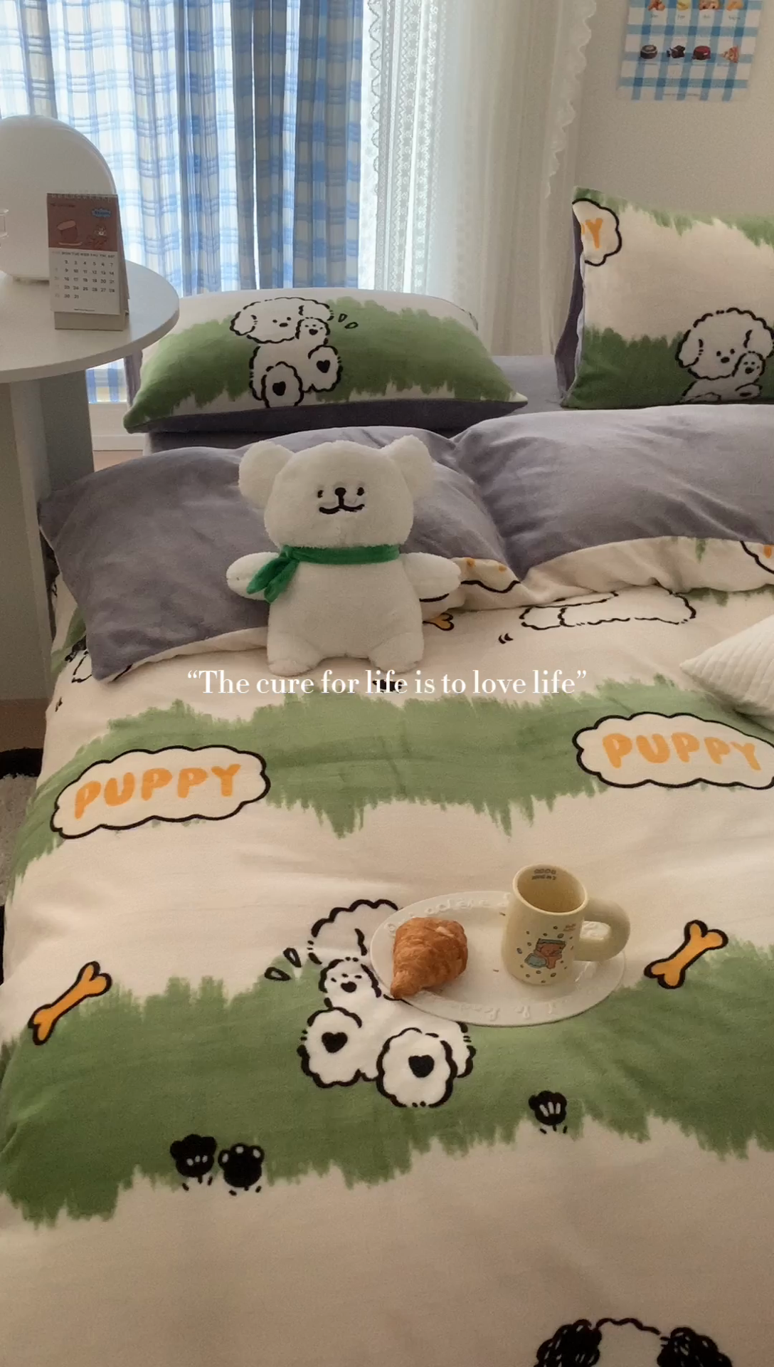 91家纺网 家纺一手货源 找家纺 美乐迪家纺 2023秋冬新款保暖牛奶绒四件套 呆萌