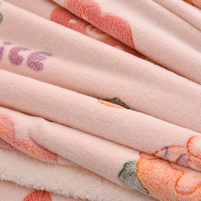 91家纺网 家纺一手货源 找家纺 同田家纺 2023年新款雪花绒&羊羔绒四件套 蛋糕兔