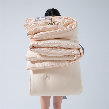 91家纺网 家纺一手货源 找家纺 （总）爱衫妮  2025新款大豆被贡缎段格