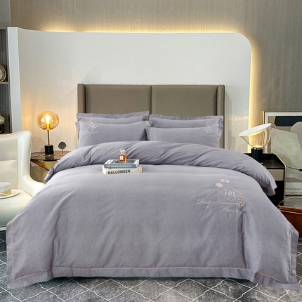 91家纺网 家纺一手货源 找家纺 （总）OL家纺 2023新款保暖全棉磨毛刺绣床盖夹棉四件套