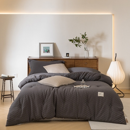 91家纺网 家纺一手货源 找家纺 （总）上喜 热卖韩国工艺全棉大豆春秋被被子被芯