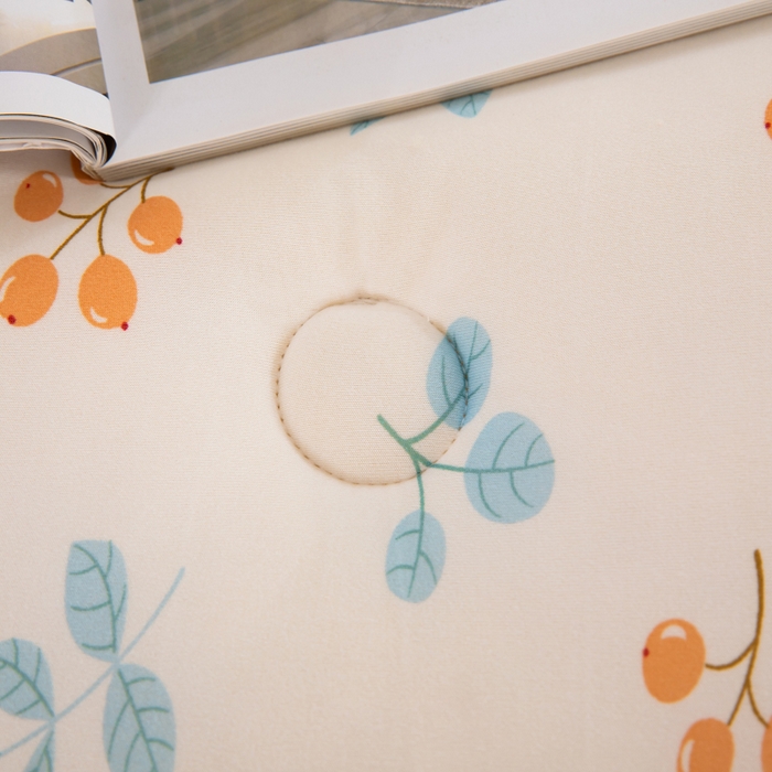 91家纺网 家纺一手货源 找家纺 天瑜家纺2023新款针织豆豆绒冬被系列 小金果1