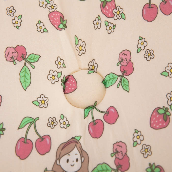 91家纺网 家纺一手货源 找家纺 天瑜家纺2023新款针织豆豆绒冬被系列 樱桃女孩1