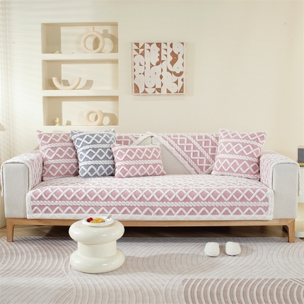 共鸣沙发垫 2023新款秋冬新款沙发垫--阳离子沙发垫 阳离子粉色