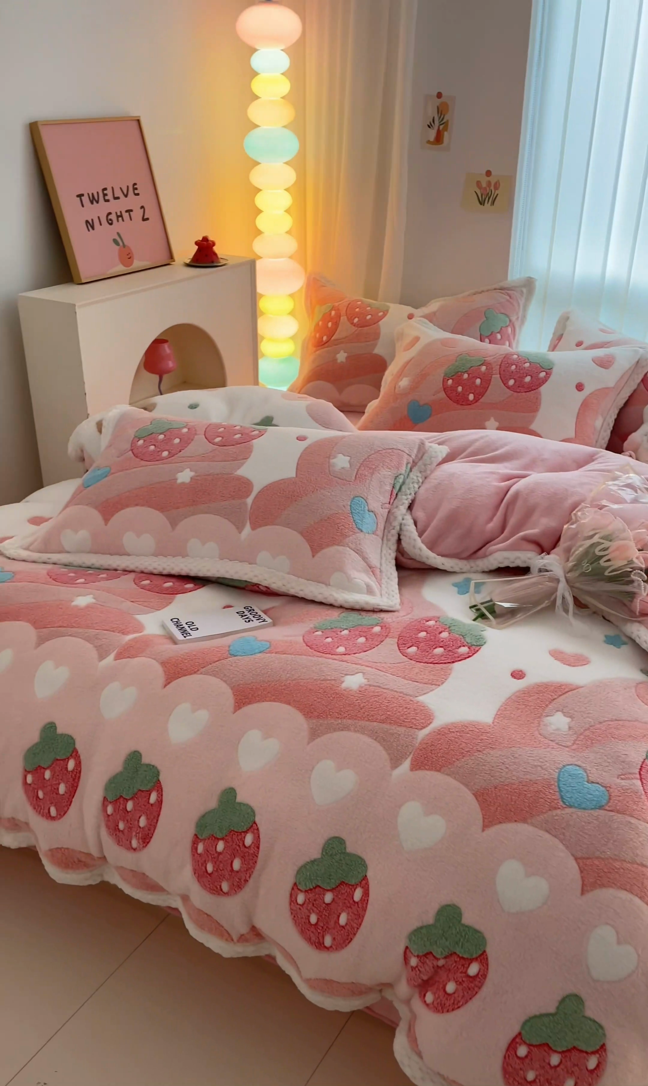 91家纺网 家纺一手货源 找家纺 （总）川悦生活 2023新款立体雪花绒宽边四件套