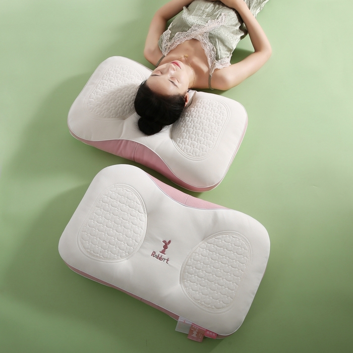 91家纺网 家纺一手货源 找家纺 拾光枕芯 2023新款兔耳朵护颈软枕 1