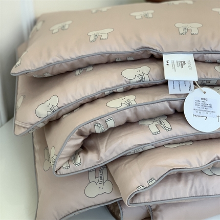 91家纺网 家纺一手货源 找家纺 汇庭 2023新款雅棉春秋被-实拍 多多象粉