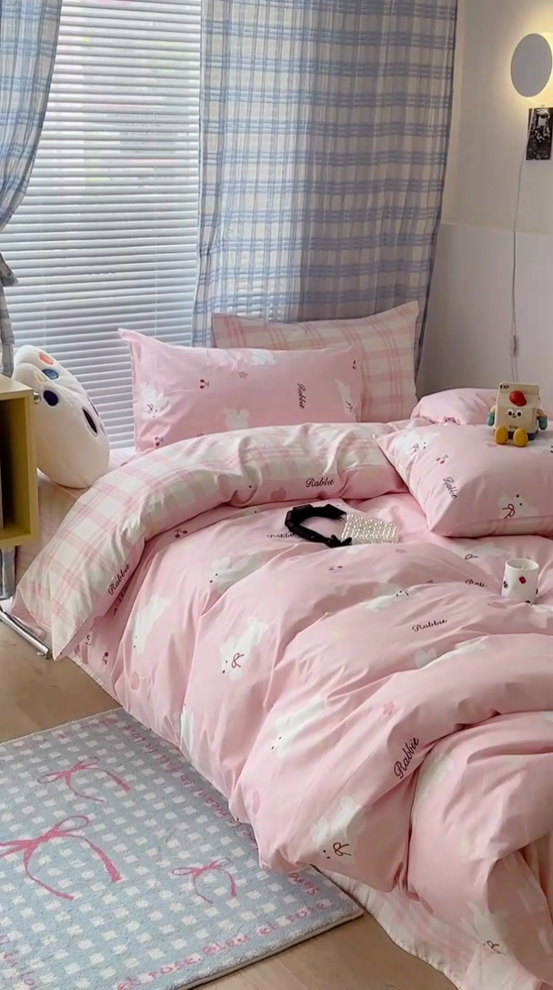 91家纺网 家纺一手货源 找家纺 （总）昔可家纺 2023新款全棉卡通动物印花四件套