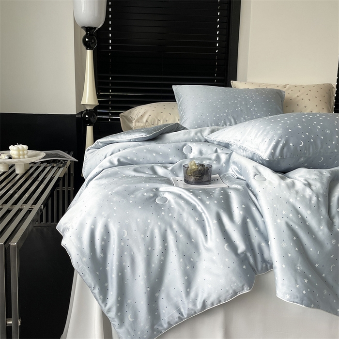 91家纺网 家纺一手货源 找家纺 汇庭 2023新款雅棉春秋被-棚拍 星月