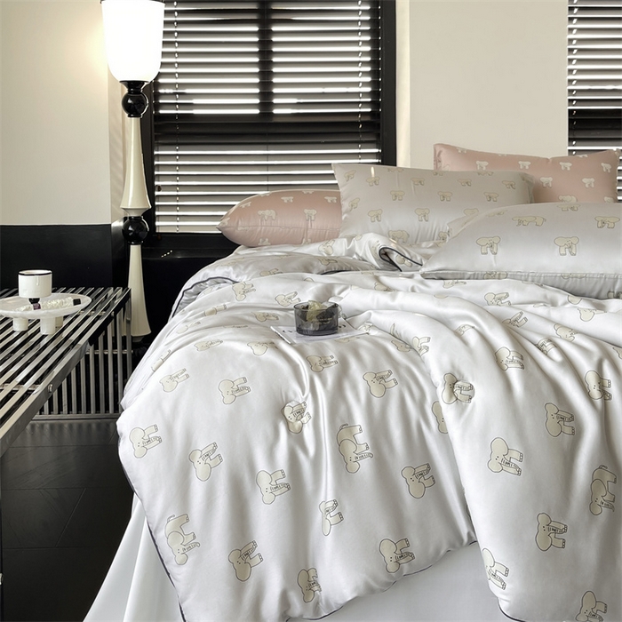 91家纺网 家纺一手货源 找家纺 （总）汇庭 2023新款雅棉春秋被-棚拍