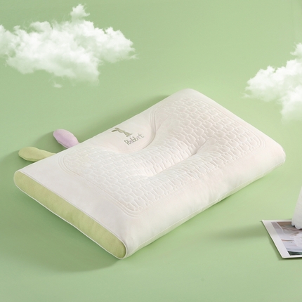 91家纺网 家纺一手货源 找家纺 拾光枕芯 2023新款兔耳朵护颈软枕 2