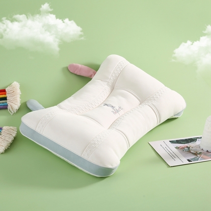 91家纺网 家纺一手货源 找家纺 拾光枕芯 2023新款兔耳朵护颈软枕 3