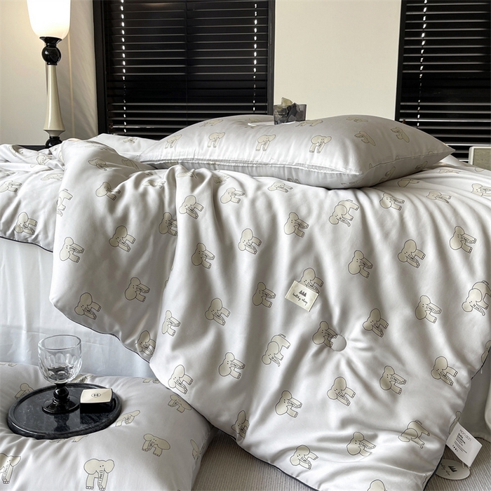 91家纺网 家纺一手货源 找家纺 （总）汇庭 2023新款雅棉春秋被-棚拍