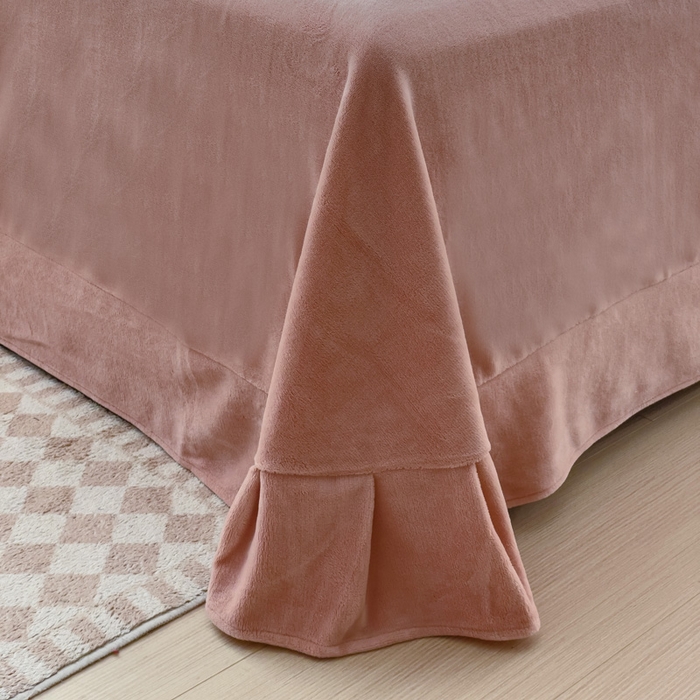 91家纺网 家纺一手货源 找家纺 （总）梦可莱2023新款迷妮绣花牛奶绒四件套