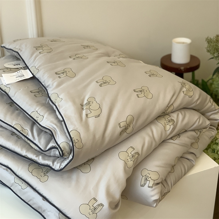 91家纺网 家纺一手货源 找家纺 （总）汇庭 2023新款雅棉春秋被-实拍