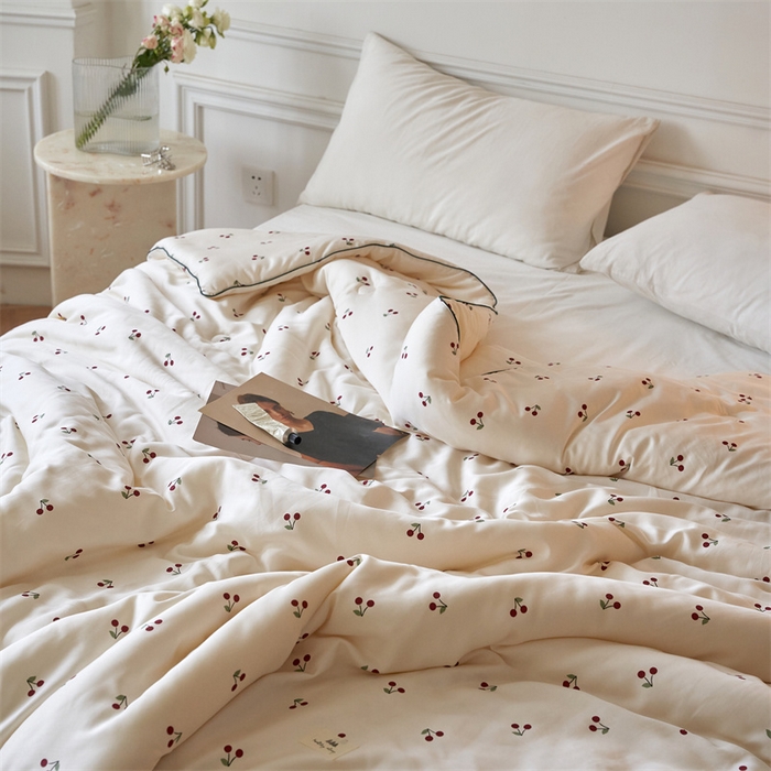 91家纺网 家纺一手货源 找家纺 汇庭 2023新款雅棉春秋被-棚拍 蜜芽