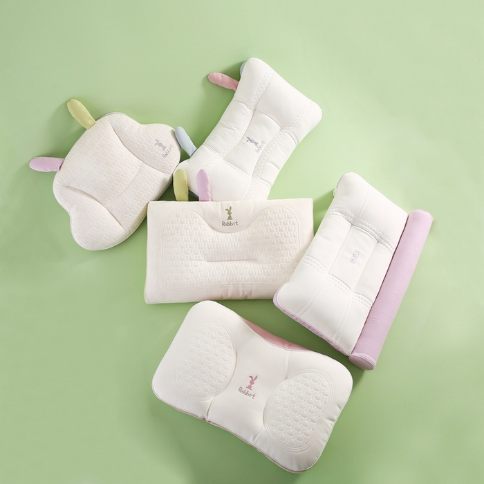 91家纺网 家纺一手货源 找家纺 （总）拾光枕芯 2023新款兔耳朵护颈软枕