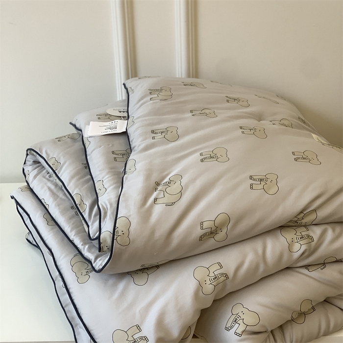 91家纺网 家纺一手货源 找家纺 （总）汇庭 2023新款雅棉春秋被-实拍