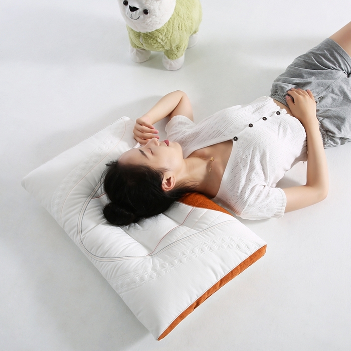 91家纺网 家纺一手货源 找家纺 （总）拾光枕芯 2023新款针织科技护颈枕