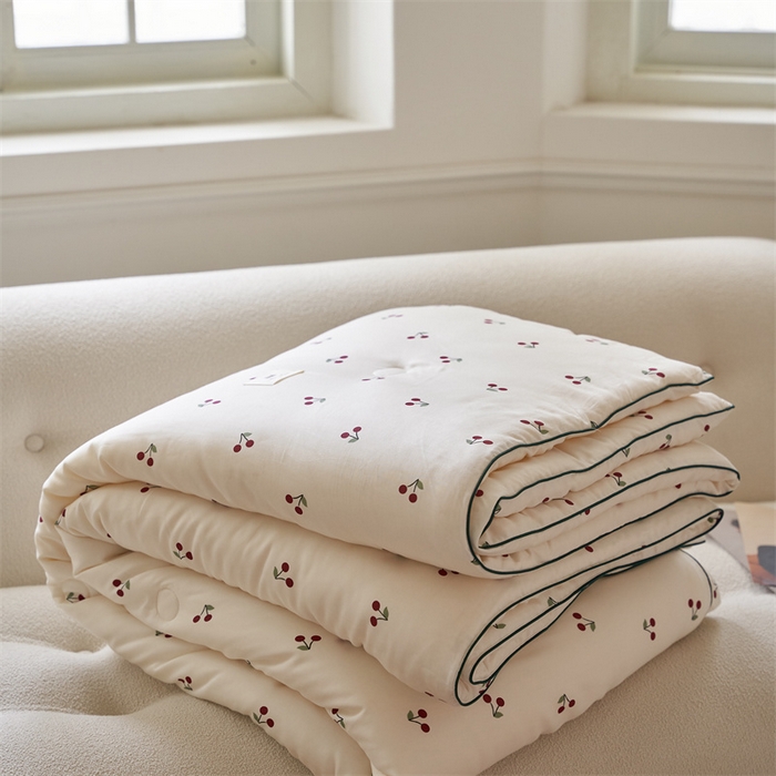 91家纺网 家纺一手货源 找家纺 汇庭 2023新款雅棉春秋被-棚拍 蜜芽