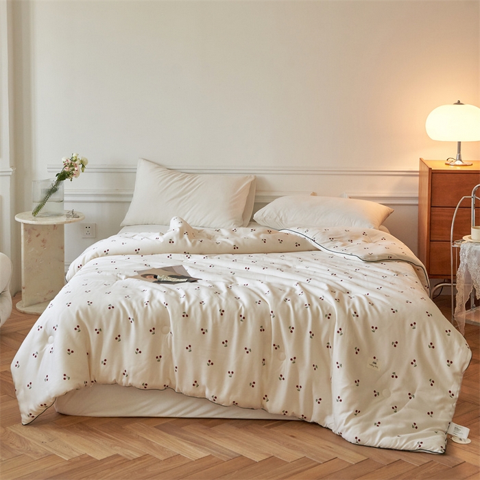 91家纺网 家纺一手货源 找家纺 汇庭 2023新款雅棉春秋被-棚拍 蜜芽