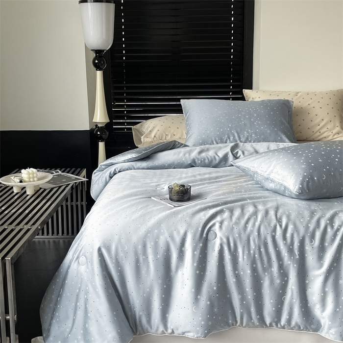 91家纺网 家纺一手货源 找家纺 汇庭 2023新款雅棉春秋被-棚拍 星月