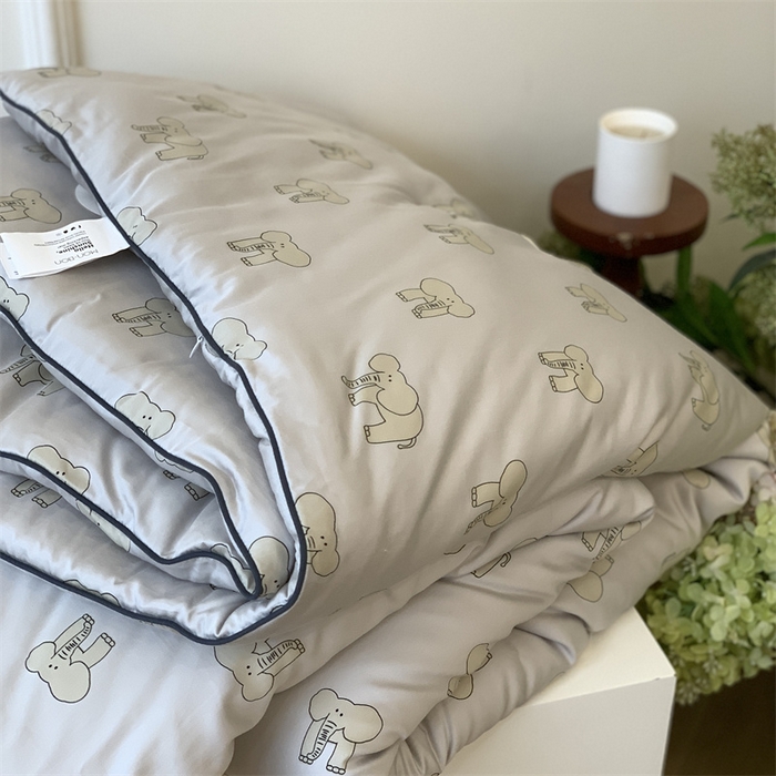 91家纺网 家纺一手货源 找家纺 （总）汇庭 2023新款雅棉春秋被-实拍