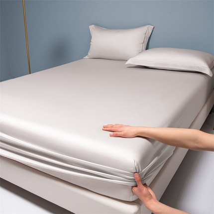 91家纺网 家纺一手货源 找家纺 （总）DC 2024新款100支长绒棉纯色悠品系列--单床笠