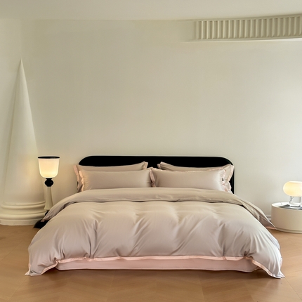 91家纺网 家纺一手货源 找家纺 （总）618家纺2023新款180支长绒棉高支贡缎四件套