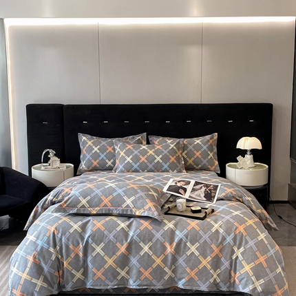 91家纺网 家纺一手货源 找家纺 （总）铭成 2024新款全棉生态喷气加厚磨毛单品被套