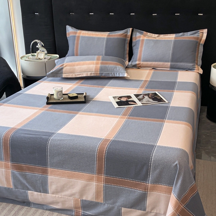 91家纺网 家纺一手货源 找家纺 铭成 2024新款全棉生态喷气加厚磨毛单品床单 伯格