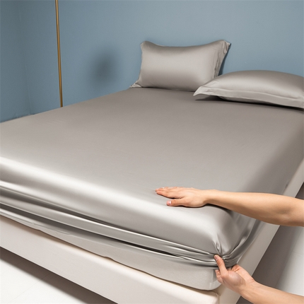 91家纺网 家纺一手货源 找家纺 （总）DC 2024新款100支长绒棉纯色悠品系列--单床笠