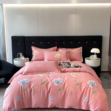 91家纺网 家纺一手货源 找家纺 （总）铭成 2024新款全棉生态喷气加厚磨毛单品被套