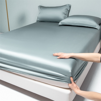 91家纺网 家纺一手货源 找家纺 （总）DC 2024新款100支长绒棉纯色悠品系列--单床笠