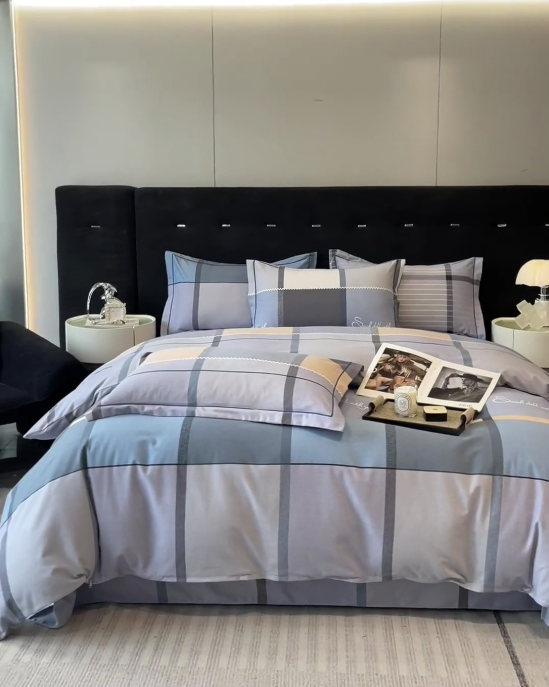 91家纺网 家纺一手货源 找家纺 铭成 2024新款全棉生态喷气加厚磨毛单品被套 哈伦-灰