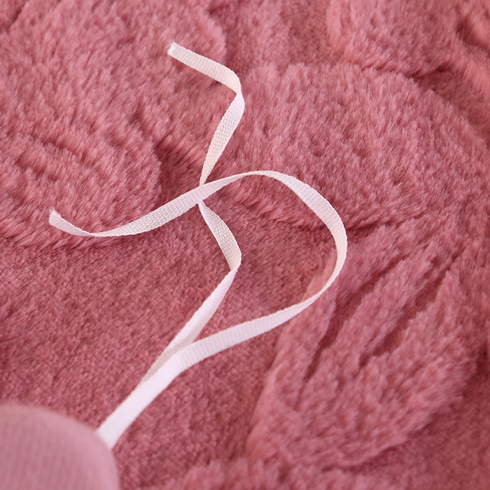 91家纺网 家纺一手货源 找家纺 代芙 2024新款高克重电商直播爆款11斤提花兔毛绒牛奶绒四件套 清雅-豆沙