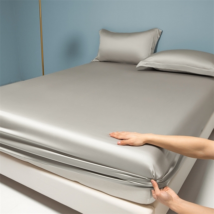 91家纺网 家纺一手货源 找家纺 （总）DC 2024新款100支长绒棉纯色悠品系列--单床笠